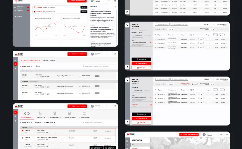 B2B портал Mitsubishi Electric для взаимодействия с партнерской сетью Block Image Mobile